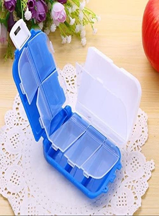 VETERIT Compartment Pill Case Portable Small Weekly Travel Pill Organizer Portable Pocket Pill Box Dispenser for Purse Vitamin Fish Oil Compartments Container - Image 4